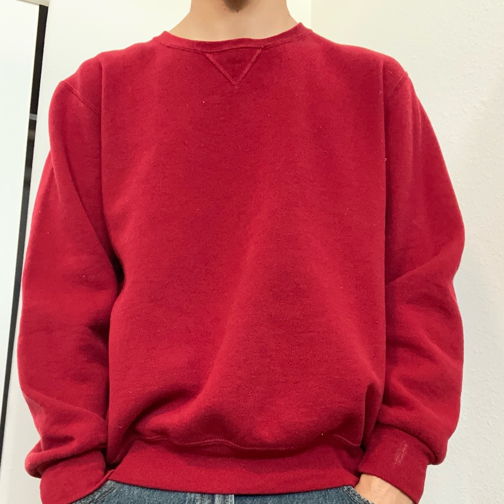 Vintage Dark Red Russell Athletic Crewneck | Quick Shipping